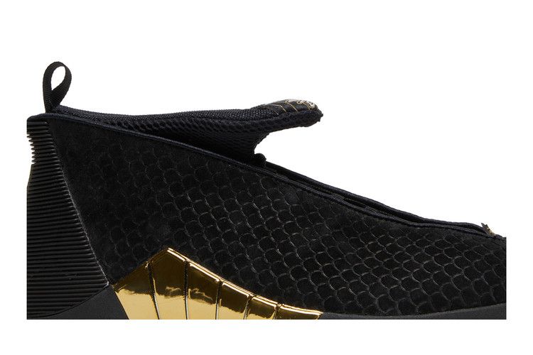 Air Jordan 15 Retro GS 'Doernbecher' 2018 — Black/Metallic Gold/White