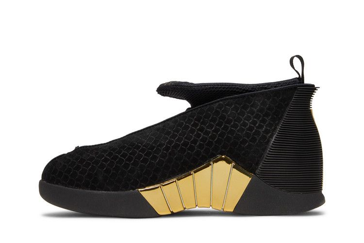 Air Jordan 15 Retro GS 'Doernbecher' 2018 — Black/Metallic Gold/White