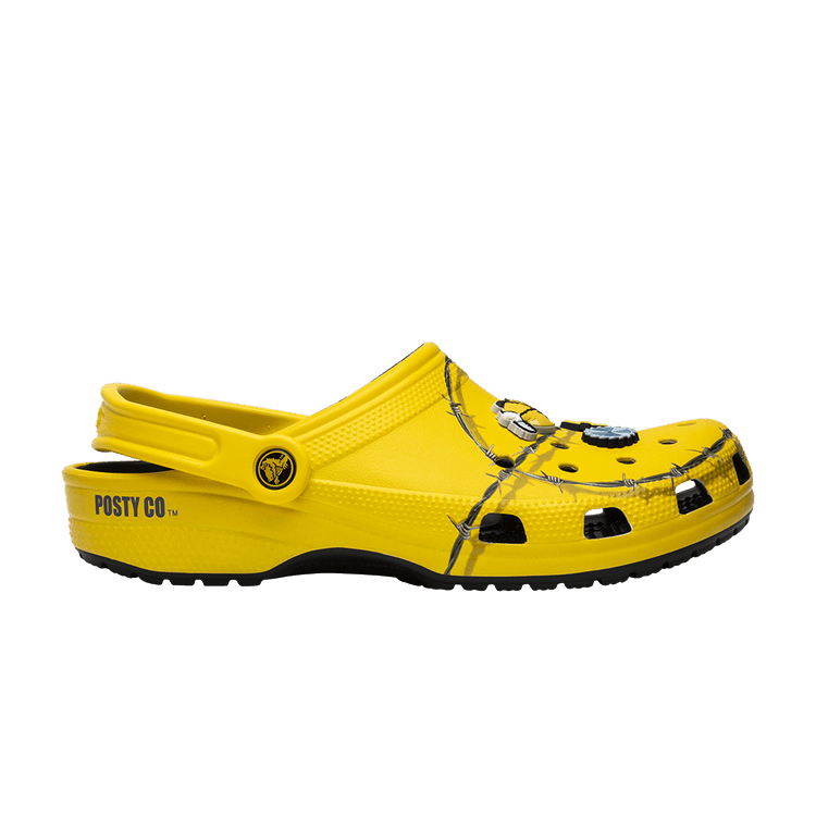 Post Malone x Crocs Clog 'Barbed Wire' — Yellow