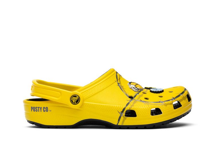 Post Malone x Crocs Clog 'Barbed Wire' — Yellow