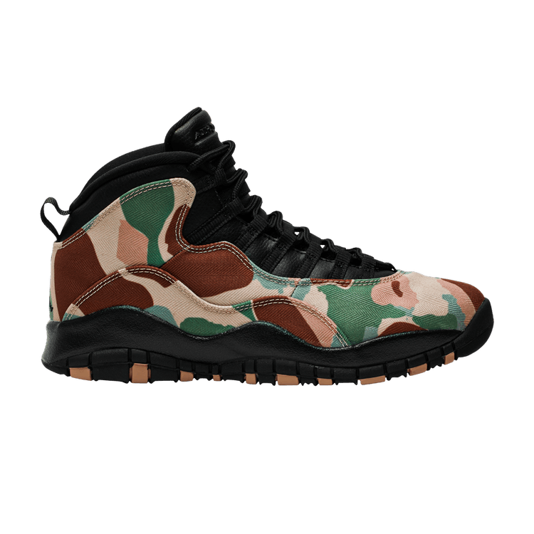 Air Jordan 10 Retro 'Desert Camo' — Black/Clay