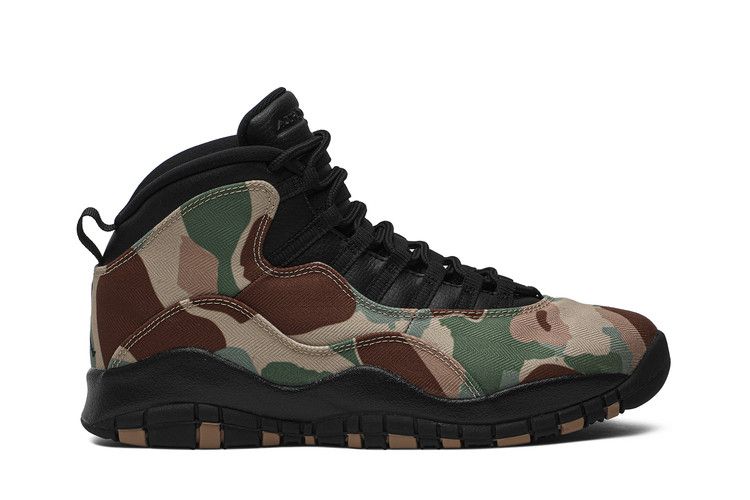 Air Jordan 10 Retro 'Desert Camo' — Black/Clay