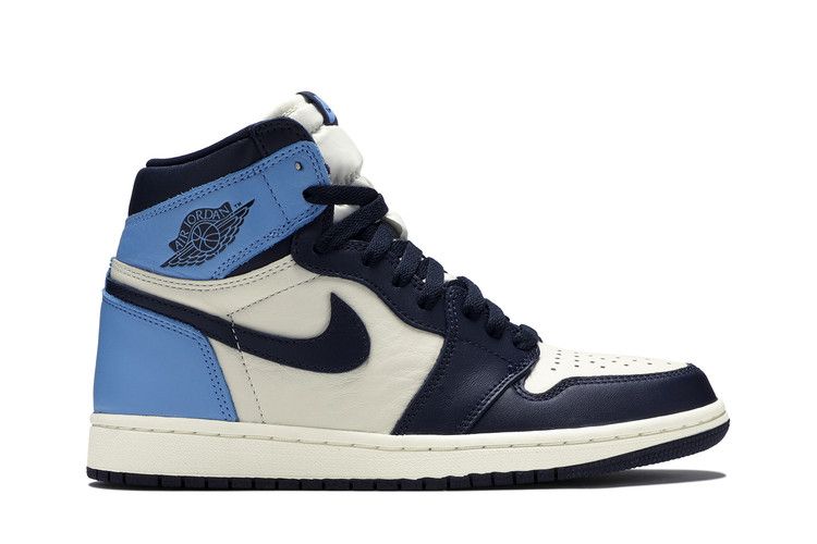 Air Jordan 1 Retro High OG 'Obsidian' — Sail/Obsidian/University Blue