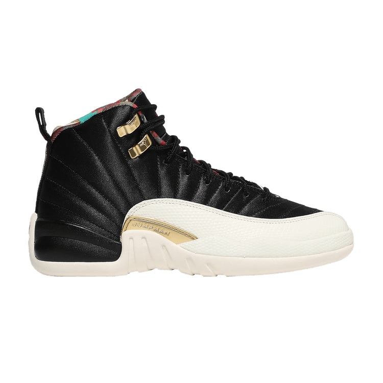 Air Jordan 12 Retro GS 'Chinese New Year' 2019 — Black/Sail-Metallic Gold-True Red