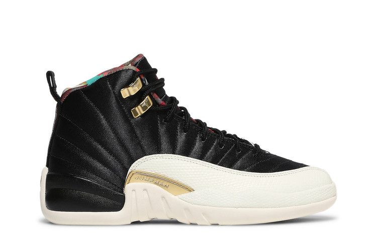 Air Jordan 12 Retro GS 'Chinese New Year' 2019 — Black/Sail-Metallic Gold-True Red