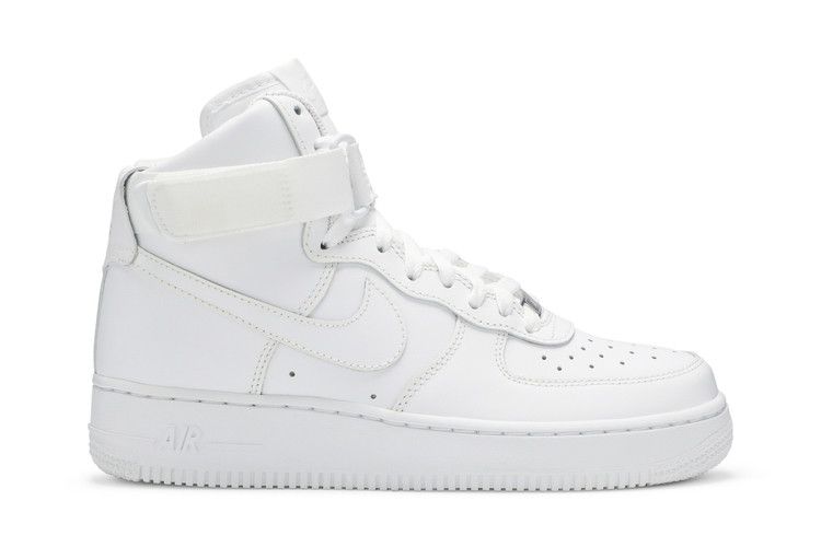 Nike Wmns Air Force 1 High 'White' — White/White (2)