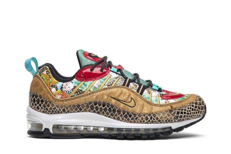 Nike Air Max 98 'Chinese New Year' — wheat/metallic gold-black (2)