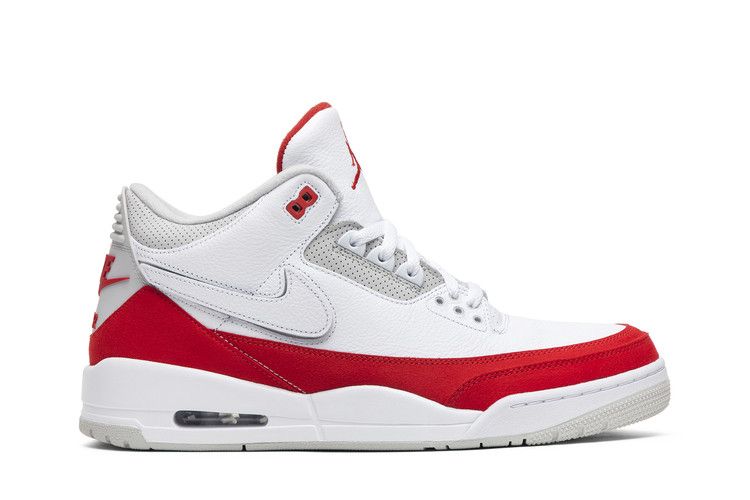Air Jordan 3 Retro Tinker 'Air Max 1' — White/University Red-Neutral Grey