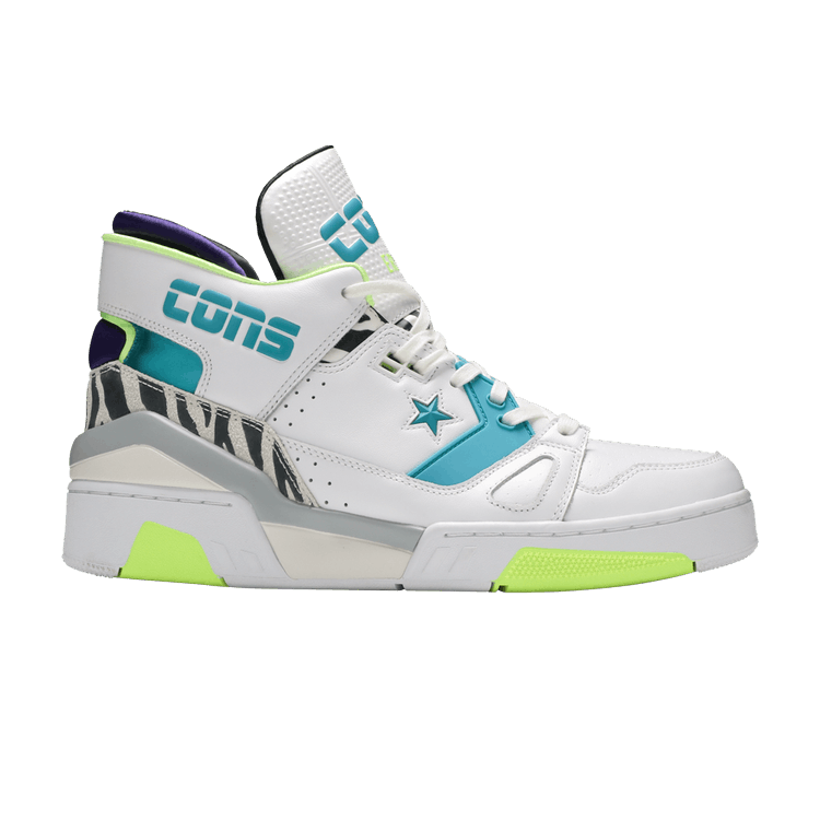 Just Don x Converse ERX-260 Mid 'Animal - White Teal' — White/Rapid Teal/Court Purple