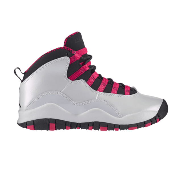 Air Jordan 10 Retro GG 'Legion Red' — Wolf Grey/Black-Legion Red