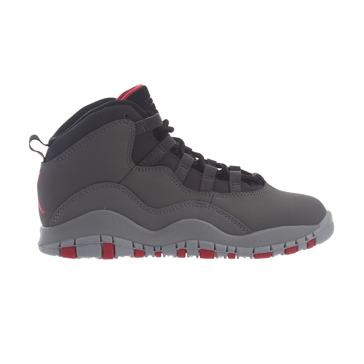 Air Jordan 10 Retro PS 'Smoke Grey' — Dark Smoke Grey/Rush Pink-Black