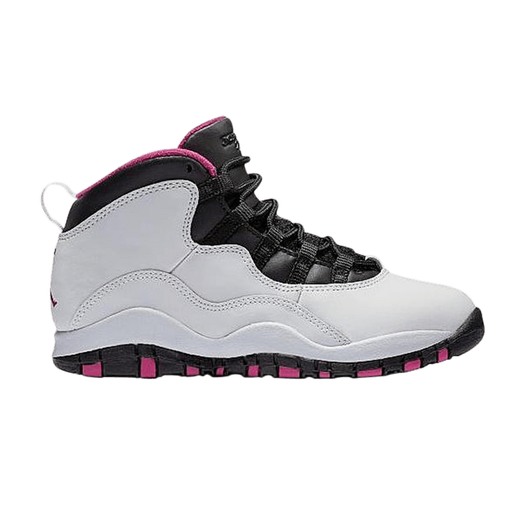 Air Jordan 10 Retro PS — Pure Platinum/Vivid Pink-Black