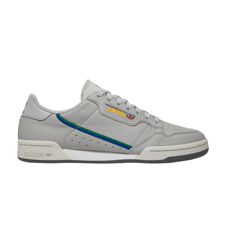 Adidas Continental 80 'Grey Scarlet' — Grey/Grey/Scarlet