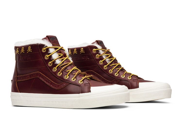 Kith x Mastermind World x Vans Sk8-Hi Reissue Zip LX 'Brown' — Brown