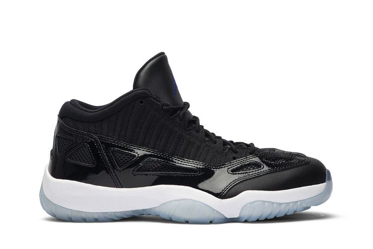 Air Jordan 11 Retro Low IE 'Space Jam' — Black/White-Concord