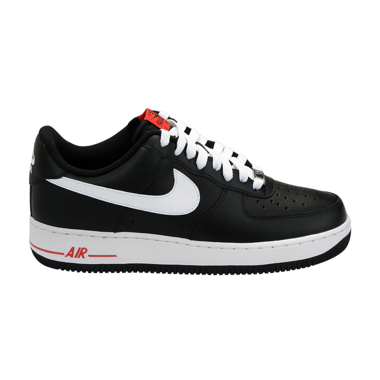 Nike Air Force 1 Low — black/white/red
