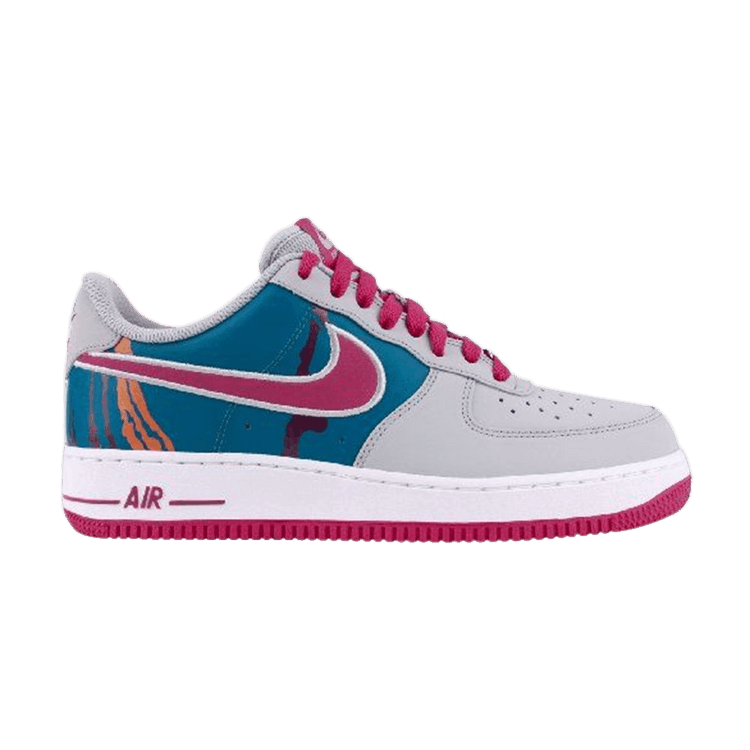 Nike Air Force 1 Low 'Tech Challenge' — Wolf Grey/Bright Magenta-Green Abyss