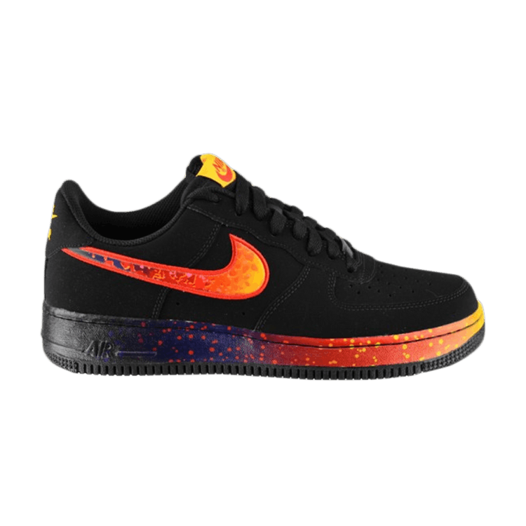 Nike Air Force 1 Low 'Asteroid' — Black/Fire