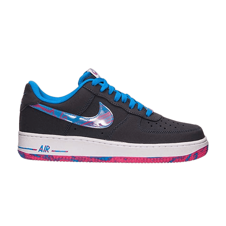 Nike Air Force 1 Low 'Marble Swoosh' — Midnight Navy/Light Photo Blue-Vivid Pink
