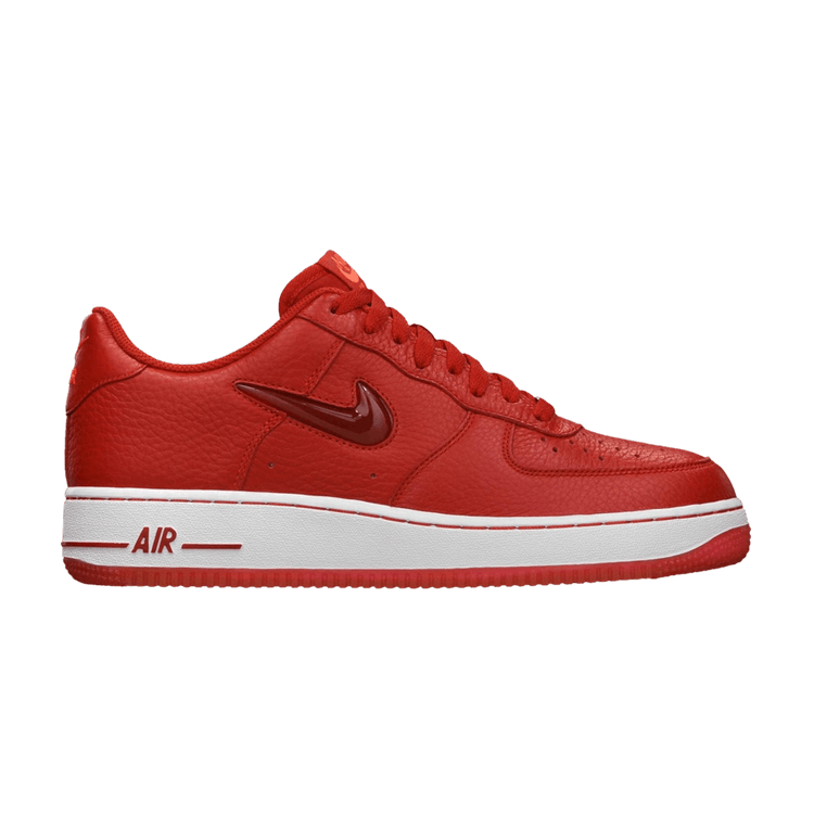 Nike Air Force 1 'Jewel Swoosh - Sport Red' — Sport Red/Sport Red