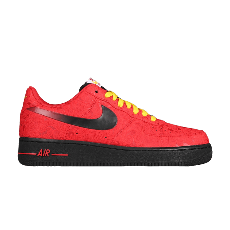 Nike Air Force 1 Low 'Miami Heat' — University Red/Black-University Red