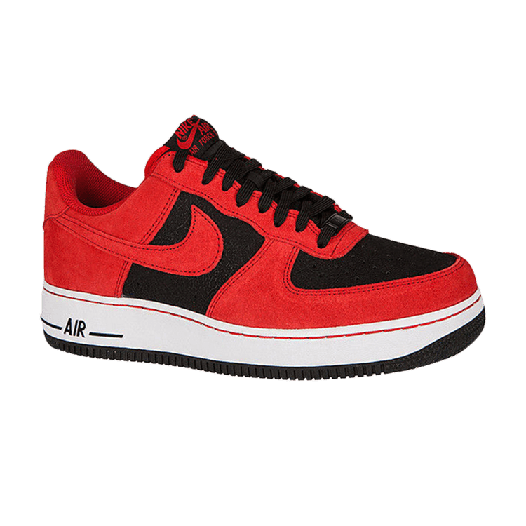 Nike Air Force 1 — black/university red-white
