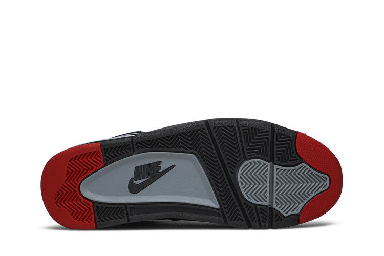 Nike Air Flight 89 'Black Magnet Grey' — Black/Magnet Grey/Dark Magnet Grey/University Red (6)