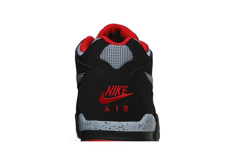 Nike Air Flight 89 'Black Magnet Grey' — Black/Magnet Grey/Dark Magnet Grey/University Red (9)