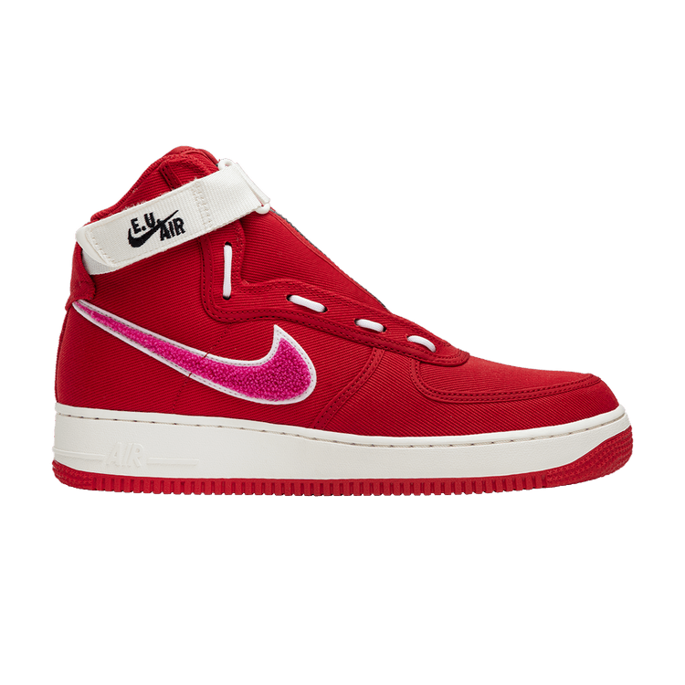 Emotionally Unavailable x Nike Air Force 1 High 'Heart' — Team Red/Sail-Pink Blast