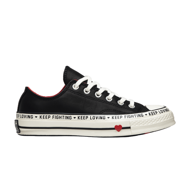 Converse Wmns Chuck 70 Low 'Love Graphic - Black' — Black