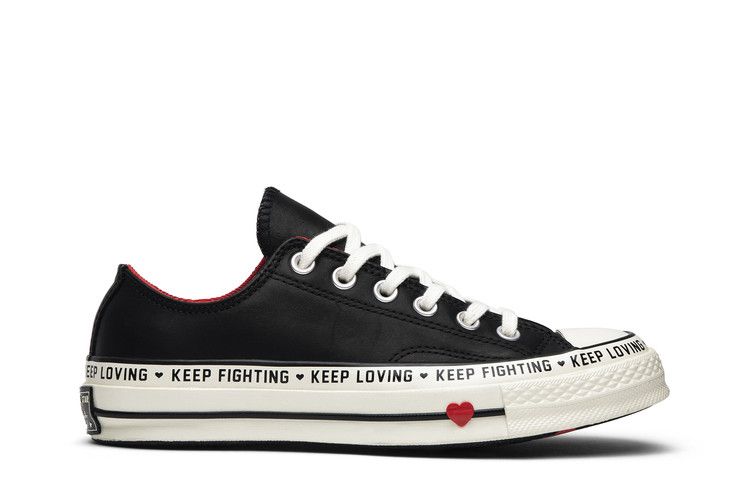 Converse Wmns Chuck 70 Low 'Love Graphic - Black' — Black