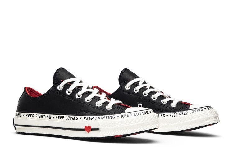 Converse Wmns Chuck 70 Low 'Love Graphic - Black' — Black