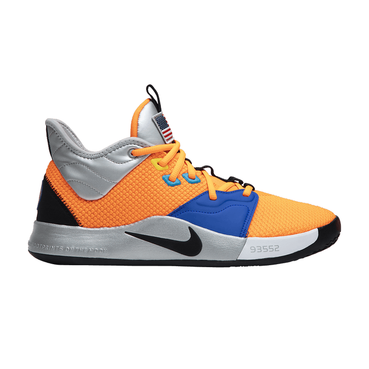 NASA x Nike PG 3 'Armstrong Building 703' Special Box — Total Orange/Black-Metallic Silver