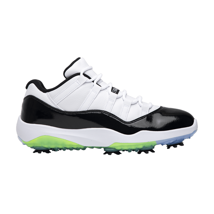 Air Jordan 11 Low Golf 'Concord' — White/Black-Dark Concord
