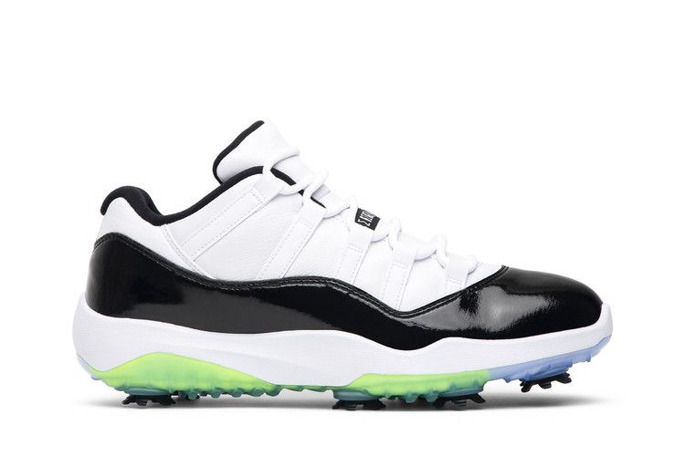 Air Jordan 11 Low Golf 'Concord' — White/Black-Dark Concord