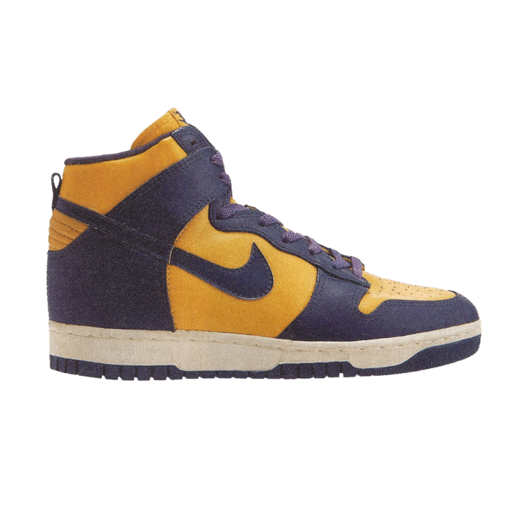 Nike Dunk High 'Michigan' 1985 — Yellow/Navy Blue