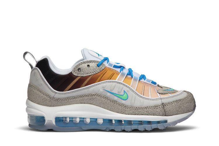 Nike Air Max 98 'On Air: NYC La Mezcla' — vast grey/electro green (2)