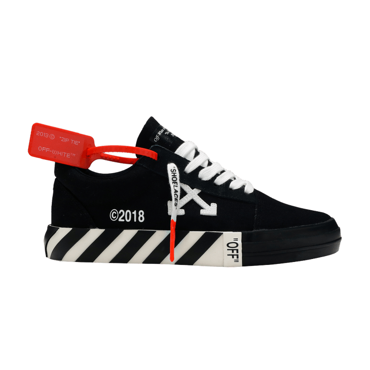 Off-White Wmns Vulc Low Top 'Black' — Black