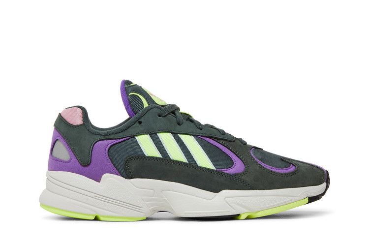 adidas Yung-1 'Legend Ivy' —  legend ivy / hi-res yellow / active purple