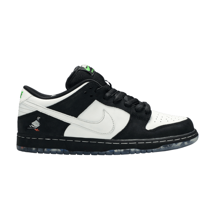Jeff Staple x Nike Dunk Low Pro SB 'Panda Pigeon' Laser-Etched — Black/White