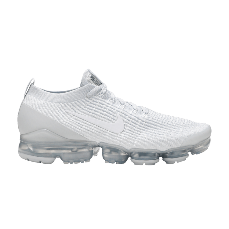 Nike Air VaporMax Flyknit 3 'Pure Platinum' — White/Pure Platinum-Metallic Silver-White