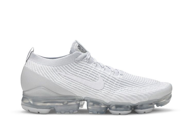 Nike Air VaporMax Flyknit 3 'Pure Platinum' — White/Pure Platinum-Metallic Silver-White (2)