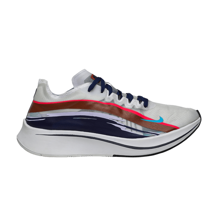 Nike Wmns Zoom Fly SP 'Graphic Streaks' — Barely Grape/Blue Fury-Blue Void-Dusty Peach-White