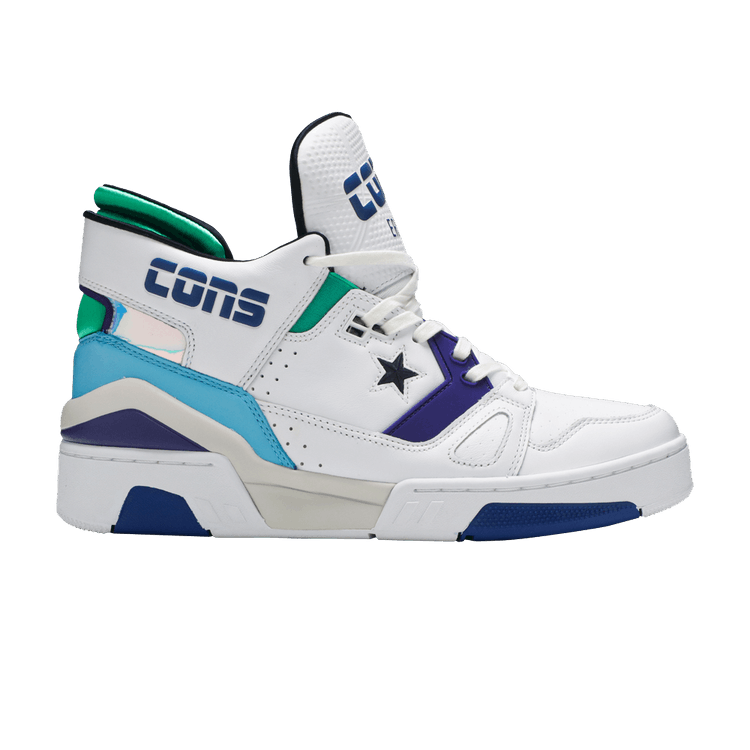 Don C x Converse ERX-260 Mid Jewel 'Charlotte Hornets' — White/Court Purple/Bold Jade