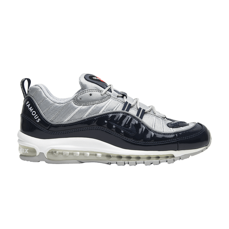 Supreme x Nike Air Max 98 'Obsidian' — Obsidian/Obsidian/Reflective Silver/White