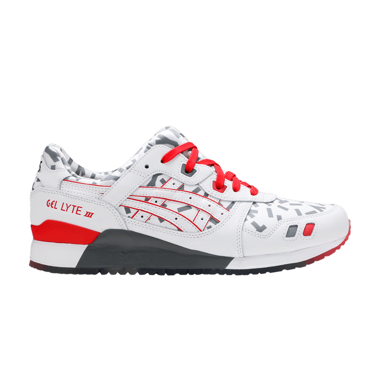 Foot Locker x Anderson Bluu x ASICS Gel Lyte 3 'G.I. Joe Storm Shadow' — White/Grey/Orange