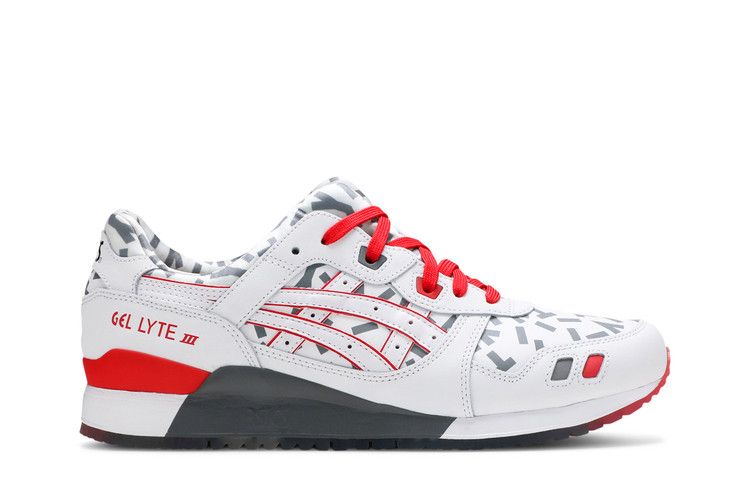Foot Locker x Anderson Bluu x ASICS Gel Lyte 3 'G.I. Joe Storm Shadow' — White/Grey/Orange