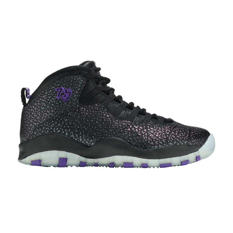 Air Jordan 10 Retro 'Paris' — Black/Fierce Purple-Black