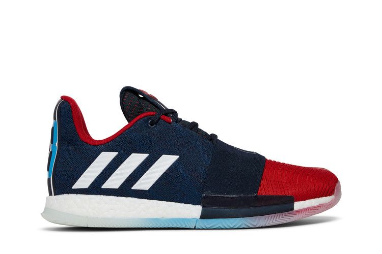 Adidas Harden Vol. 3 'Rockets 90s Jersey' — Legend Ink/Collegiate Navy/Power Red
