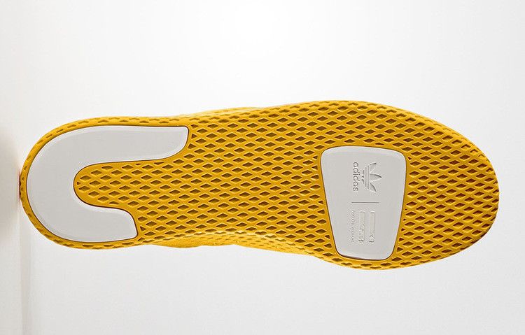 Pharrell x adidas Tennis Hu 'Solid Gold' — Gold Solid/Gold Solid/Footwear White